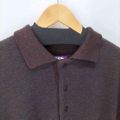 ノースフェイスパープルレーベル THE NORTH FACE PURPLE LABEL HARD TWIST MERINO BIG POLO ニット メンズ JPN:M