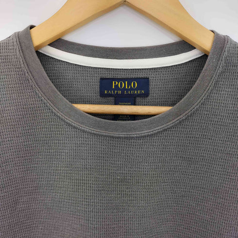 ポロラルフローレン POLO RALPH LAUREN ポニー刺繍 サーマル クルーネックTシャツ メンズ import:M
