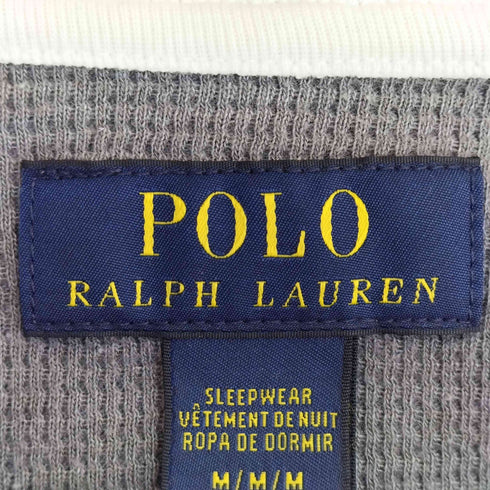 ポロラルフローレン POLO RALPH LAUREN ポニー刺繍 サーマル クルーネックTシャツ メンズ import:M