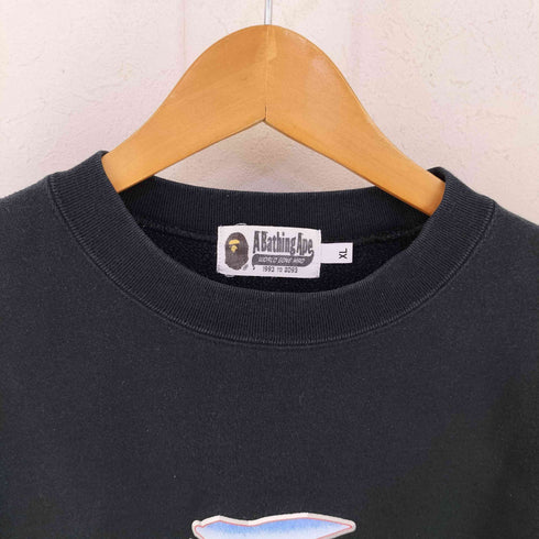アベイシングエイプ A BATHING APE TECH EQUIPMENT ロゴプリントスウェット 裏原 メンズ JPN:XL