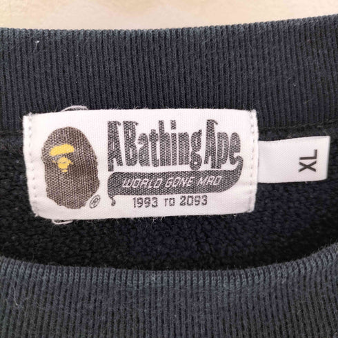 アベイシングエイプ A BATHING APE TECH EQUIPMENT ロゴプリントスウェット 裏原 メンズ JPN:XL