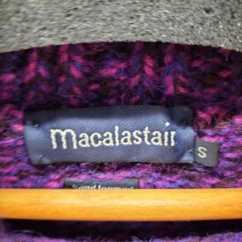 macalastair スコットランド製 アルパカ混 タートルネックセーター メンズ JPN:S