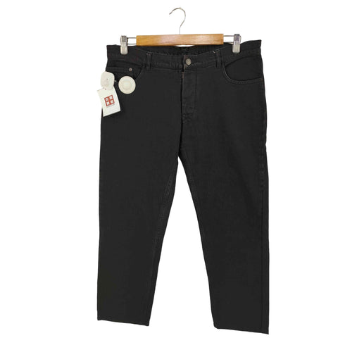 メゾンマルタンマルジェラ Maison Martin Margiela 08AW ここのえ期 MADE IN ITALY 10 slim テーパードブラックデニムパンツ メンズ EUR:50