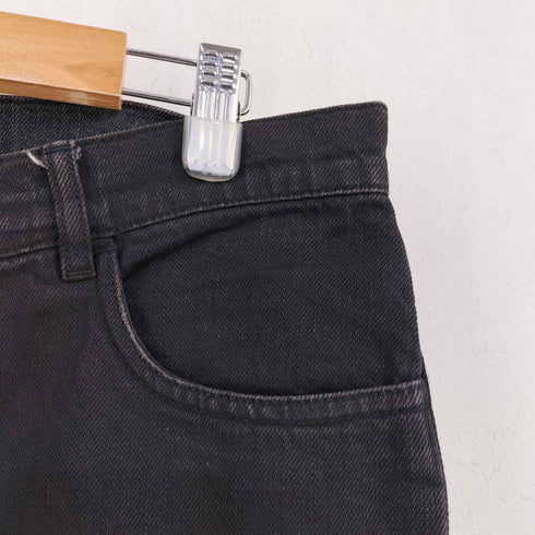 メゾンマルタンマルジェラ Maison Martin Margiela 08AW ここのえ期 MADE IN ITALY 10 slim テーパードブラックデニムパンツ メンズ EUR:50