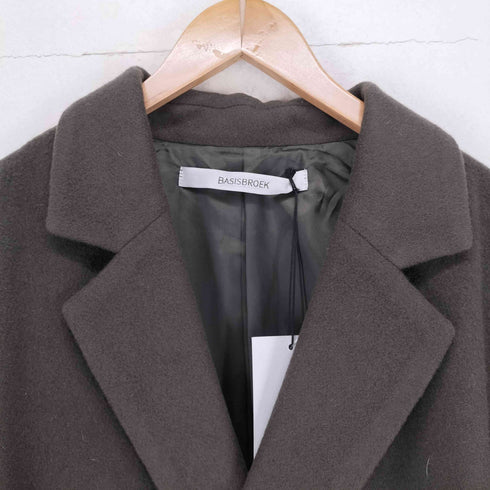 バージズブルック BASISBROEK 23AW メルトンウールオーバーコート レディース 46