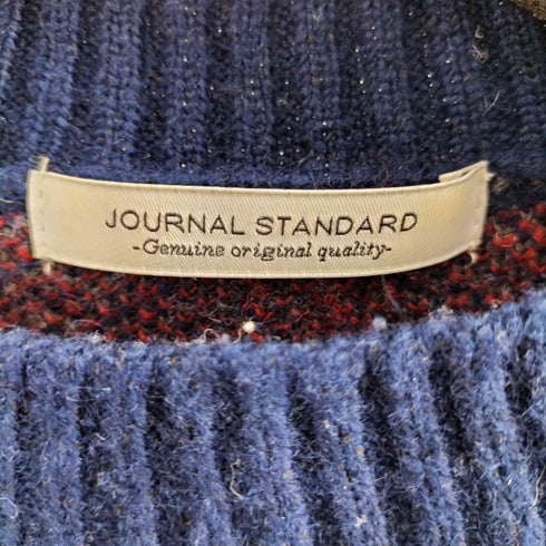 ジャーナルスタンダード JOURNAL STANDARD 21AW ジャガードクルーネックニット メンズ FREE