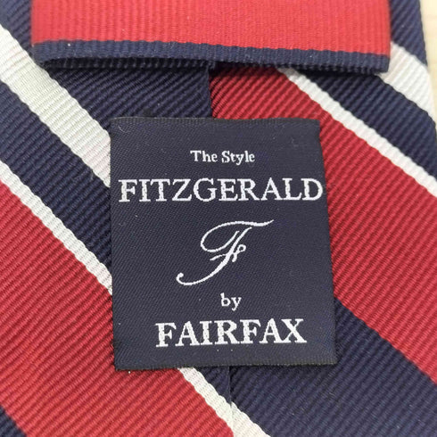 フェアファクス FAIRFAX The Style FITZGERALD ストライプネクタイ メンズ