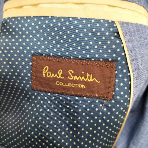 ポールスミスコレクション Paul Smith COLLECTION リネン シャンブレー 2B テーラードジャケット メンズ import:M