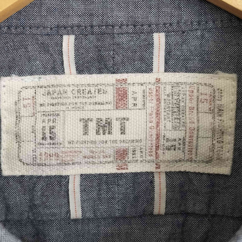 ティーエムティー TMT シャンブレー ボタンダウン シャツ メンズ
