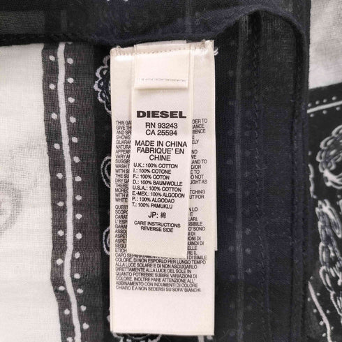 ディーゼル DIESEL 総柄 スカーフ メンズ
