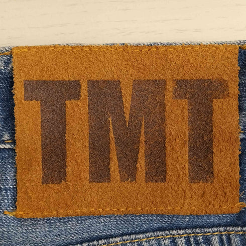 ティーエムティー TMT リペア&ペイント 加工 デニム メンズ JPN:L