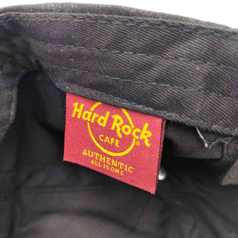 ハードロックカフェ Hard Rock Cafe UYENO EKI ロゴ 刺繍 6パネル キャップ メンズ