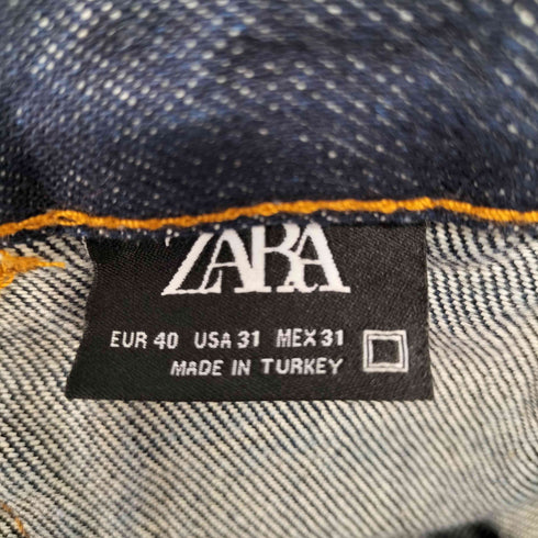 ザラ ZARA ベイカーデニムパンツ メンズ 31