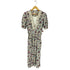 SL FASHIONS USA製 花柄ワンピース レディース US:12