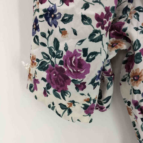 SL FASHIONS USA製 花柄ワンピース レディース US:12