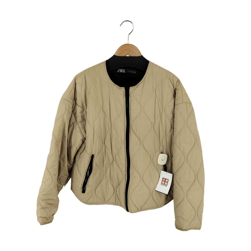 ザラ ZARA キルティングジャケット レディース import:M