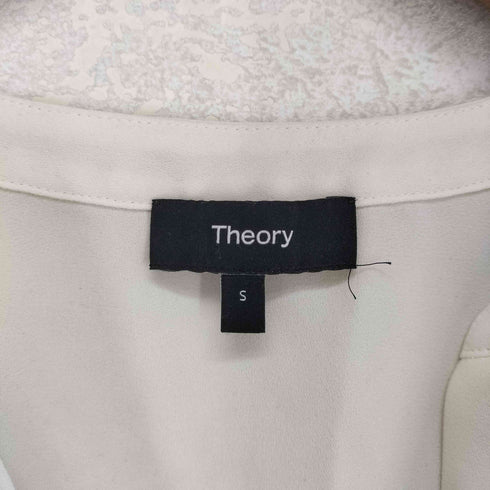 セオリー theory スキッパーノースリーブブラウス レディース S