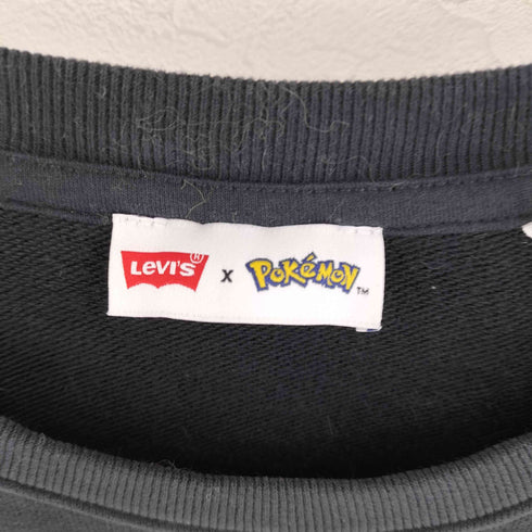 リーバイス Levis UNISEX クルーネックスウェット HAPPY メンズ JPN:L
