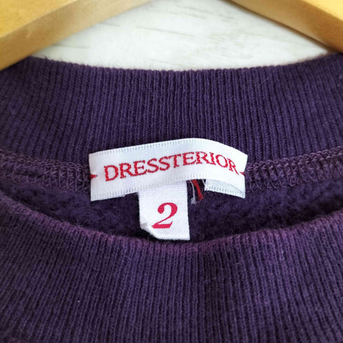 ドレステリア DRESSTERIOR デキシー吊裏毛プルオーバースウェット レディース JPN:2