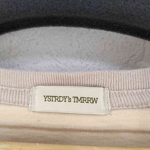 イエスタデイズトゥモロー YSTRDYs TMRRW BAGGY TEE LS COTTON BORDER ボーダー長袖カットソー メンズ JPN:L