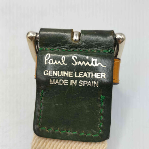 ポールスミス Paul Smith スペイン製 マルチカラー レザー ベルト レディース