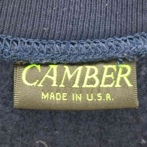 キャンバー CAMBER USA製 クロスニット クルーネックスウェット ヘビーウェイト メンズ JPN:XL