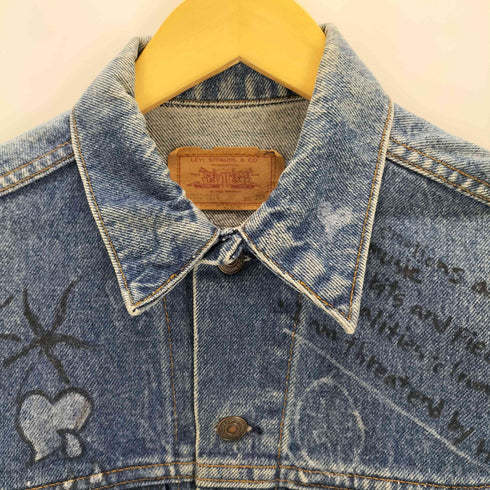 リーバイス Levis 90s USA製 リメイク加工 デニムトラッカージャケット メンズ 36R