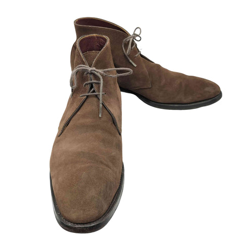 trading post 外羽根式 スウェード ポインテッドトゥ チャッカブーツ メンズ UK:9.5