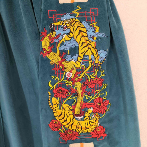 CHUKATABETAI 刺繍トラックパンツ メンズ M