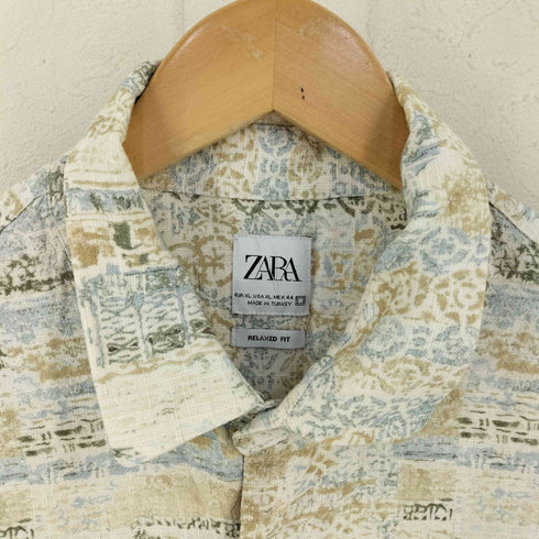ザラ ZARA TIE-DYE PRINT SHIRT タイダイプリントシャツ メンズ import:XL