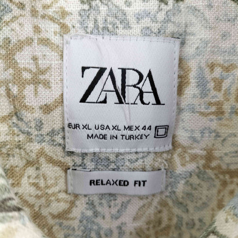 ザラ ZARA TIE-DYE PRINT SHIRT タイダイプリントシャツ メンズ import:XL