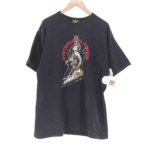 ヒステリックグラマー HYSTERIC GLAMOUR GUITAR GIRL ギター ガール 刺繍 Tシャツ メンズ L