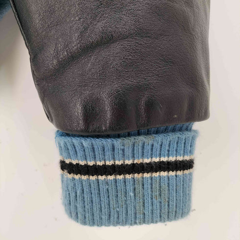 ディロング Delong Brann オールドイングリッシュ 刺繍 袖レザー メルトンスタジャン メンズ 48