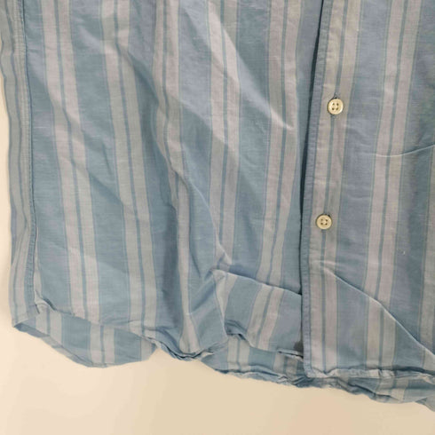 ユナイテッドアローズ UNITED ARROWS SOVEREIGN C/LI/LY ストライプ オープンワイド カラー メンズ JPN:S