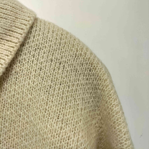 ONCILY 2024AW アイボリー ニットポロ メンズ import:S