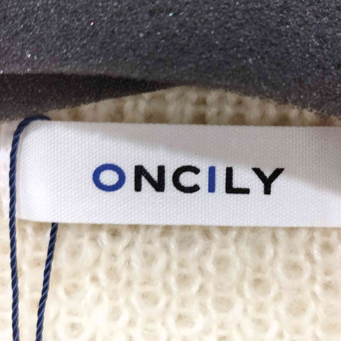 ONCILY 2024AW アイボリー ニットポロ メンズ import:S