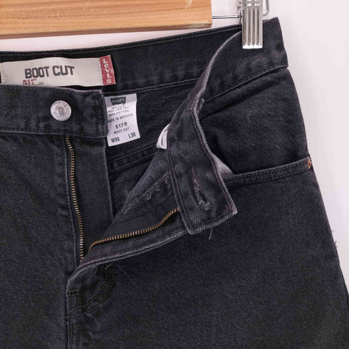 リーバイス Levis 517 ブーツカット BOOTCUT ブラック メンズ W30
