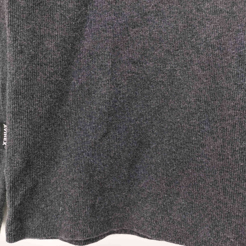 アヴィレックス AVIREX ヘンリーネック長袖Tシャツ メンズ JPN:S