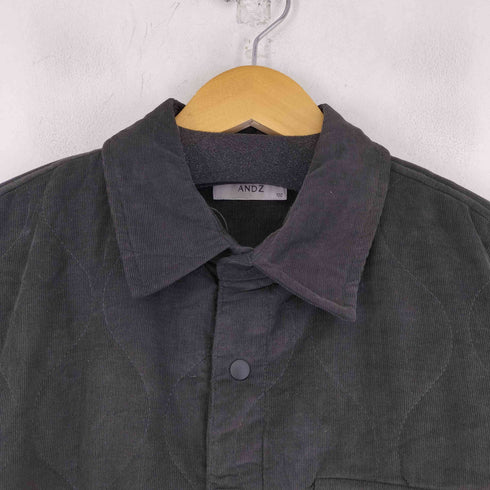 AND Z L/S キルティング コーデュロイシャツ メンズ