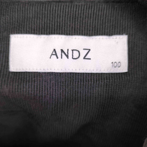 AND Z L/S キルティング コーデュロイシャツ メンズ