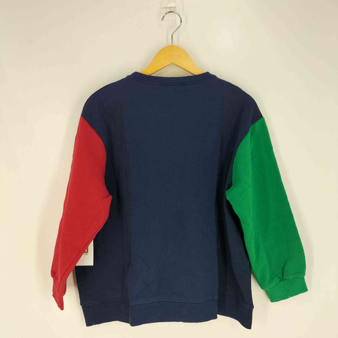 ザラ ZARA NEW YORK 刺繍 袖切替 クルーネックスウェット レディース import:L