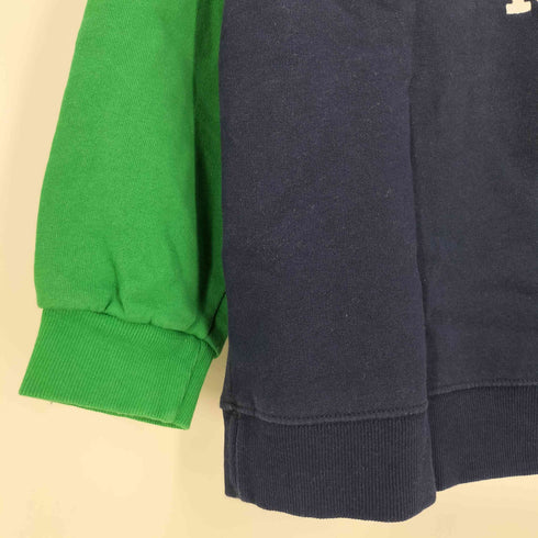 ザラ ZARA NEW YORK 刺繍 袖切替 クルーネックスウェット レディース import:L