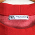 ザラ ZARA 裏起毛 ワッペン クルーネックスウェット レディース import:XL