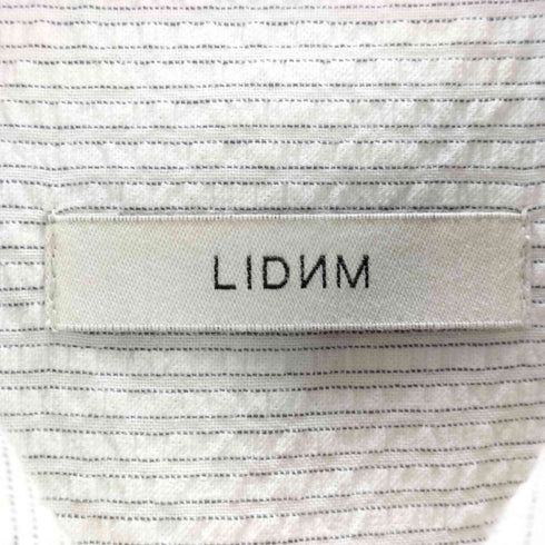 リドム LIDnM SEERSUCKER STRIPE SHIRT メンズ JPN:M