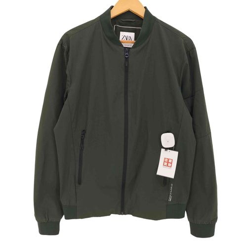 ザラ ZARA WATER REPELLENT FABRIC 撥水 ジップアップジャケット メンズ import:M