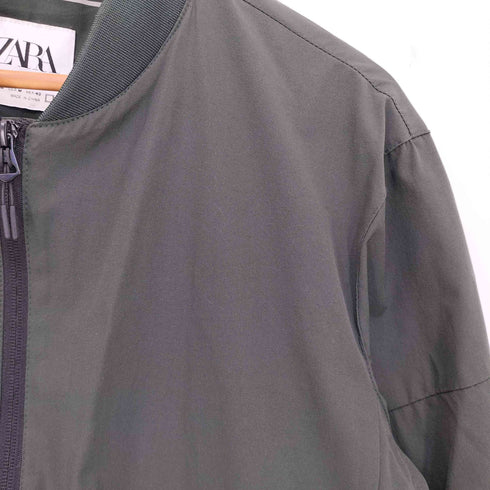 ザラ ZARA WATER REPELLENT FABRIC 撥水 ジップアップジャケット メンズ import:M
