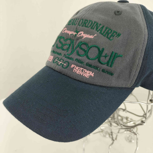 OUESAYSOUR レタリングロゴキャップ ユニセックス レディース