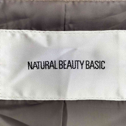ナチュラルビューティーベーシック NATURAL BEAUTY BASIC ベルテッドオーバーチェスターコート レディース JPN:M