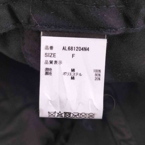 ALAND パッチ加工 6パネルキャップ ユニセックス レディース