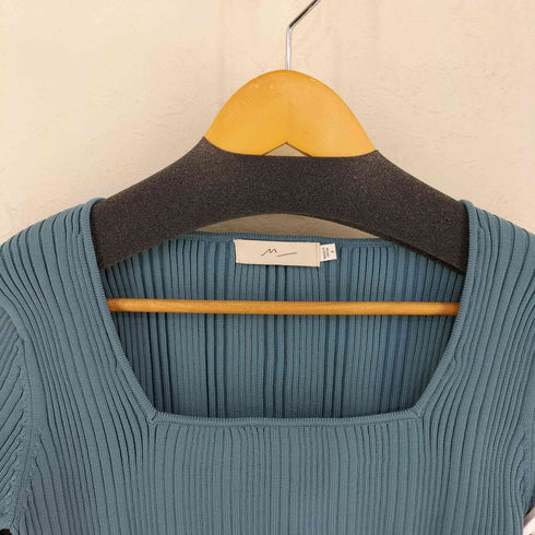 マウジー moussy M_ TIGHT RIB KNIT トップス レディース FREE